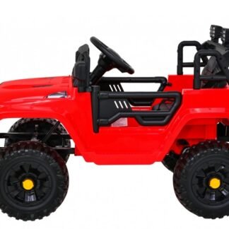 Jeep Dark Night 12V eléctrico para niños de 1 AÑO, rojo, RC INDA517-RA-BDM0922